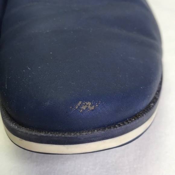 Zara Men's Blue/White Oxfords Lace Up Shoes - Picture 6 of 15